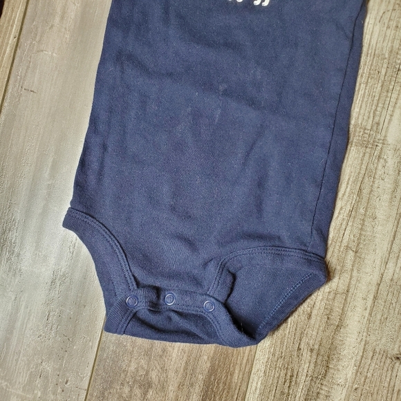 Carter's Baby Boy Size 12m Blue Onesie Bodysuit Bundle NWOT 2 Piece - Picture 5 of 7